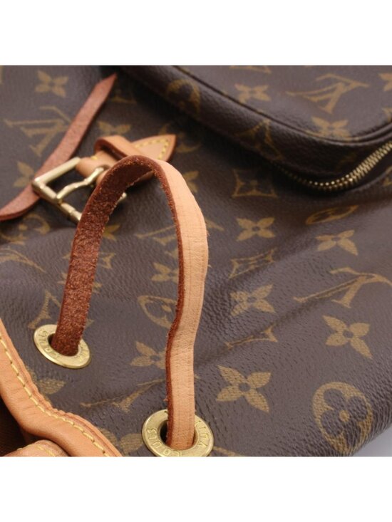 Louis Vuitton Backpack Montsouris MM Canvas Leather main image 6